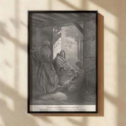 House of Martha and Mary - Gospel Lesson Scene by Gustave Dore 