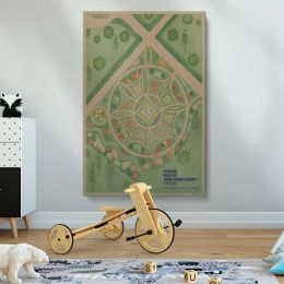 J. G. Bennett Estate Map - Parterre Garden Plan 1936 By Virginia Richards & W. Merklin 