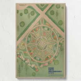 J. G. Bennett Estate Map - Parterre Garden Plan 1936 By Virginia Richards & W. Merklin 