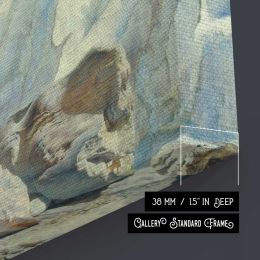 John Brett - Glacier of Rosenlaui, Tate Britain Square Canvas Wall Art