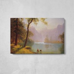Kern River Valley, California by Albert Bierstadt Canvas Wall Art Print