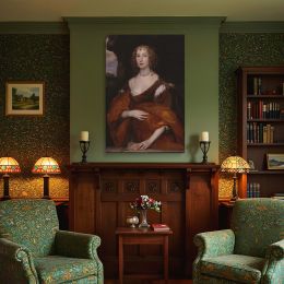 Lady Killigrew Portrait by Van Dyck - Soft Flesh Tones and Earthy Draped Dress 