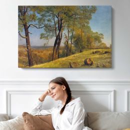 Landscape Rockland County California by Albert Bierstadt Canvas Wall Art Print