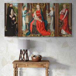 Madonna and Child Triptych by Master of the Saint Lucy Legend Wall Art