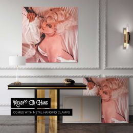 Marilyn Monroe - Eve Arnold Photoshoot 1960 Square Canvas Wall Art