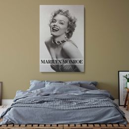 Marilyn Monroe in Pearl Necklace - Classic Vintage Glamour Wall Art 