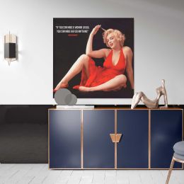 Marilyn Monroe - Milton Greene Photoshoot 1957 Square Canvas Wall Art