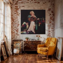 Marilyn Monroe - Milton Greene Photoshoots 1953 Square Canvas Wall Art