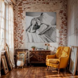 Marilyn Monroe - Milton Greene Photoshoots 1953 Square Canvas Wall Art