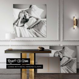 Marilyn Monroe - Milton Greene Photoshoots 1954 Square Canvas Wall Art