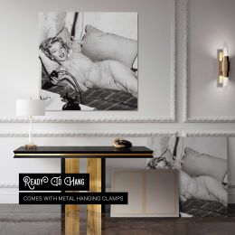 Marilyn Monroe - Photoshoot for Tempo Magazine 1952 Square Canvas Wall Art