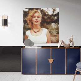 Marilyn Monroe - Sam Shaw Photoshoot 1957 Square Canvas Wall Art