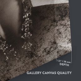 Marilyn Monroe Smiling in Sequin Gown - Retro Glamour Wall Canvas Art 