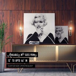 Marilyn Monroe - Some Like It Hot Photoshoot 1959 Square Canvas Wall Art
