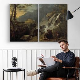 Meleager and Atalanta by Richard Wilson Canvas Wall Art Print