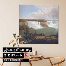 Niagara Falls Landscape Square Canvas Wall Art