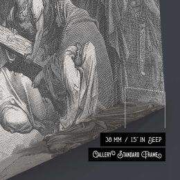 Nt-212 Jesus Arrives at Calvary Canvas Wall Art Print