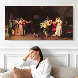Old-Fashioned Gallantry by Adriano Cecchi Panoramic Wall Art