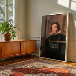 Olivares Dresden Portrait - Nobleman Baroque Painting by Velazquez 