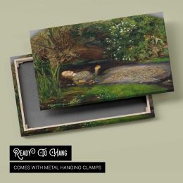 Ophelia by Sir John Everett Millais Canvas Wall Art Print