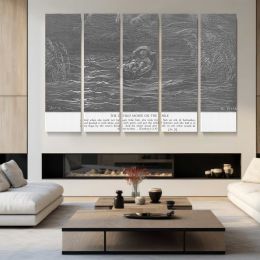 Ot-030 the Child Moses on the Nile Canvas Wall Art Print