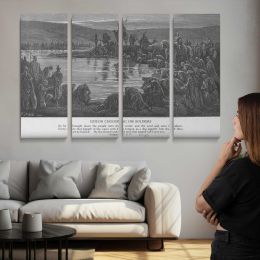 Ot-056 Gideon Chooses 300 Soldiers Canvas Wall Art Print