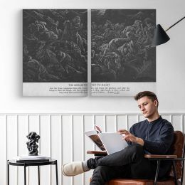 Ot-057 the Midianites Are Routed Canvas Wall Art Print