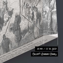 OT-160 Judas Maccabeus before the Army of Nicanor Square Canvas Wall Art