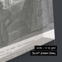 Queen Vashti Refuses the King - Gustave Dore Courtroom Scene 