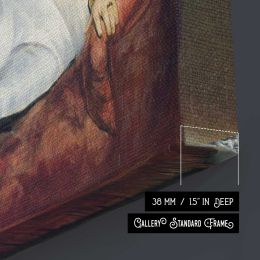 Reclining Woman on a Sofa by Edouard Manet Canvas Wall Art Print