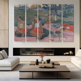 Sacred Spring, Sweet Dreams (nave Nave Moe) by Paul Gauguin Canvas Wall Art Print