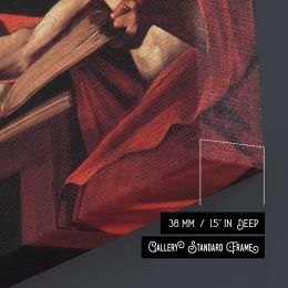 Saint Jerome by Caravaggio Canvas Wall Art Print
