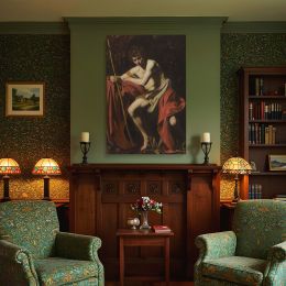 Saint John in the Wilderness - Solitude and Reflection by Caravaggio 