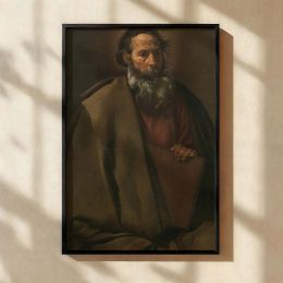 Saint Paul - Velazquez Biblical Portrait in Earthy Baroque Tones 