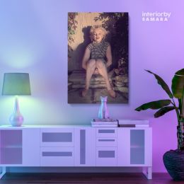Marilyn Monroe Canvas Photoshoot Sexy Model Singer Nude Photo Poster Print Wall Artwork