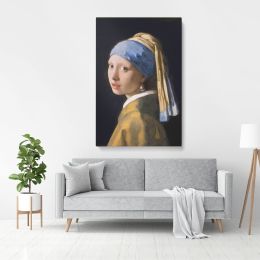 Girl with a Pearl Earring Canvas Johannes Canvas Wall Art