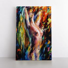 Palette Knife Art Morning Oil Painting by Leonid Afremov Canvas Wall Art