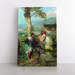 Portrait Painting by Henryk Hector Siemiradzki Photo Print on Canvas