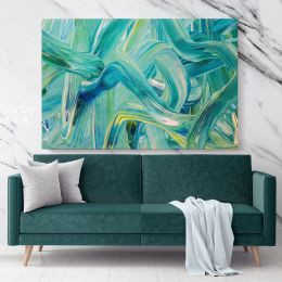 Abstract Artworks Painting Photo Print on Canvas with Frame Acrylic Wall Posters Mural Hangings Gift