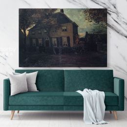 The Parsonage At Neunen by Vincent Van Gogh Dutch Painter Original Canvas Wall Art