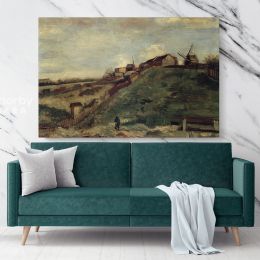 Montmartre Quarry The Mills Painting by Vincent Van Gogh Dutch Painter Original wall Canvas Wall Art