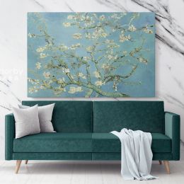 Almond Blossoms Painting by Vincent Van Gogh Dutch Painter Original Canvas Wall Art