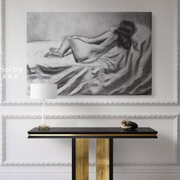 Artworks by Owen Claxton wall art on Canvas Nude Girl Fine Artist Painter Canvas Wall Art