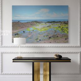 Artworks by Owen Claxton wall art on Canvas Mudflat Fine Artist Painter Canvas Wall Art