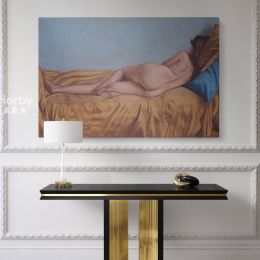 Artworks by Owen Claxton wall art on Canvas Nude Girl Fine Artist Painter Naked Canvas Wall Art