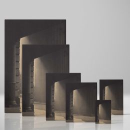 Shaft of Light at Euston - Sepia Architectural Photography By Harry Moult 