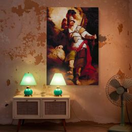 Sir Artegall - Heroic Knight from Faerie Queene by John Mortimer Canvas Art 