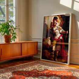 Sir Artegall - Heroic Knight from Faerie Queene by John Mortimer Canvas Art 