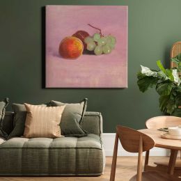 Still Life with Fruit (1905) by Odilon Redon Square Canvas Wall Art