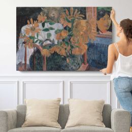 Sunflowers by Paul Gauguin Canvas Wall Art Print